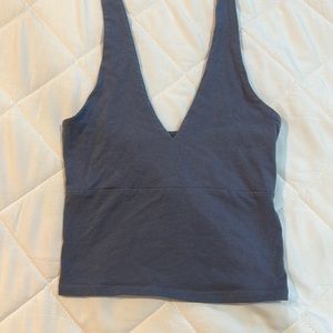 Blue Hollister halter top